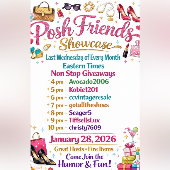 Giveaway Gift Card Posh Friends Showcase - Picture 2 of 3